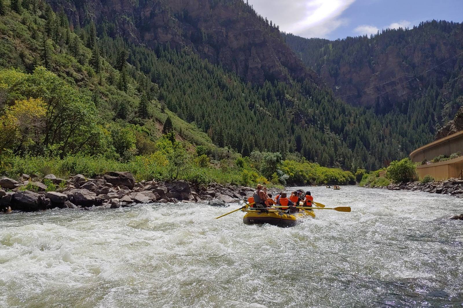 Whitewater Rafting Season in Glenwood Springs, Colorado